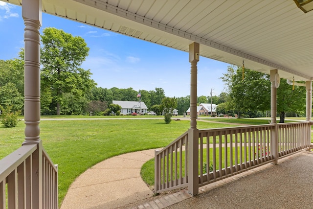 111 Hickory Trce, Lyles, TN 37098 - view of patio with a porch
