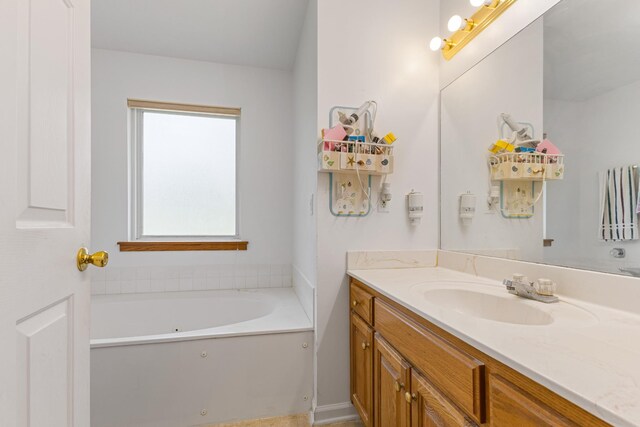 111 Hickory Trce, Lyles, TN 37098 - full bathroom featuring a whirlpool tub and vanity