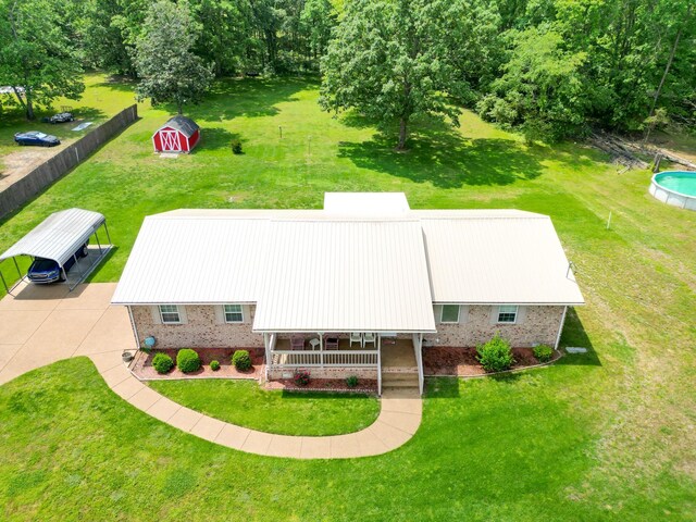 111 Hickory Trce, Lyles, TN 37098 - aerial view of property and surrounding area