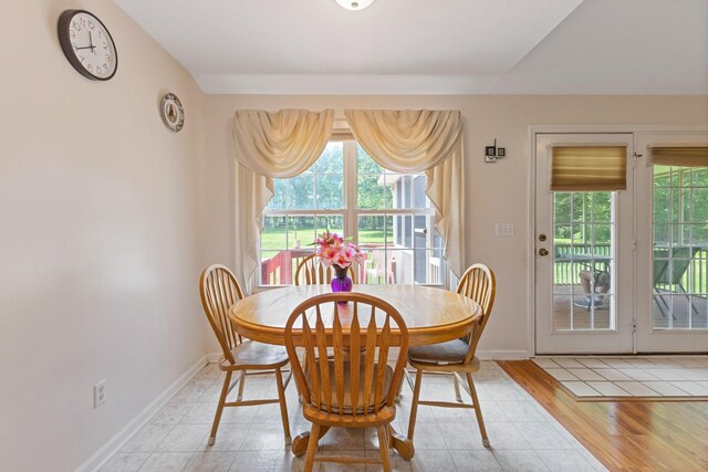 111 Hickory Trce, Lyles, TN 37098 - dining room with plenty of natural light, baseboards, and light tile patterned floors