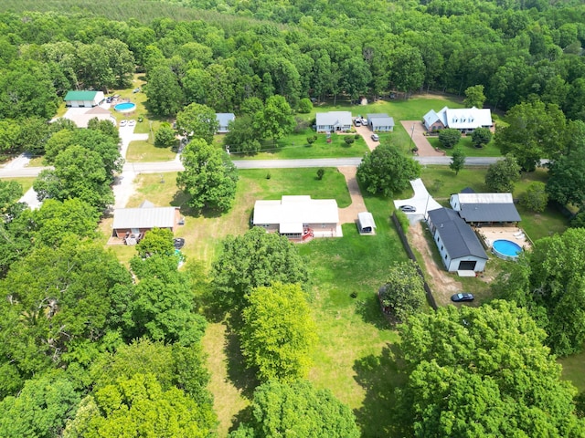 111 Hickory Trce, Lyles, TN 37098 - aerial overview of property's location with a heavily wooded area