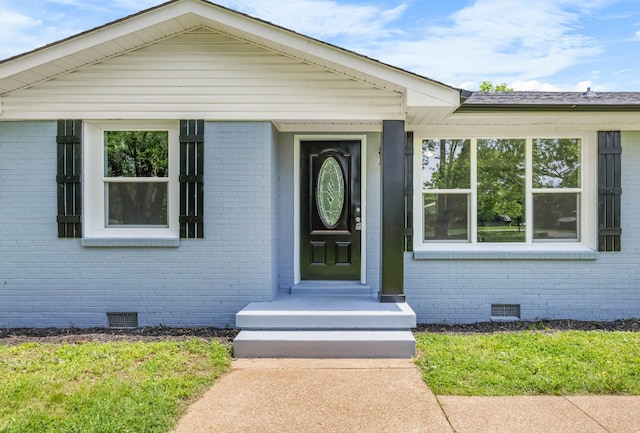 2705 Thrush Dr, Clarksville, TN 37040 - view of exterior entry featuring crawl space and brick siding