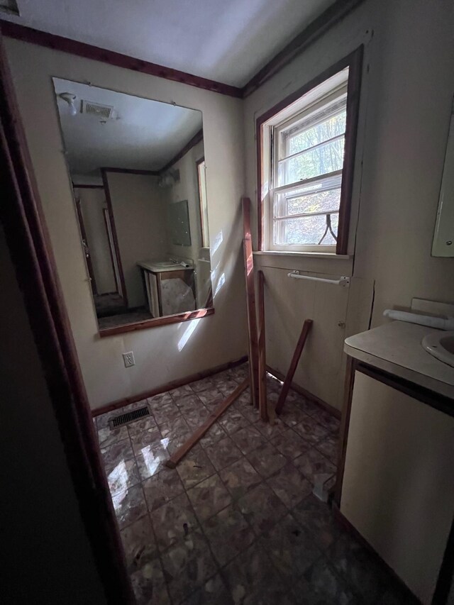235 Ernest Looper Rd, Rickman, TN 38580 - bathroom featuring vanity and crown molding