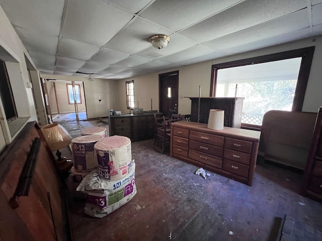 235 Ernest Looper Rd, Rickman, TN 38580 - misc room with a drop ceiling