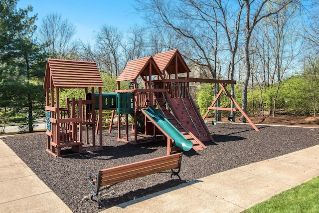 view of play area