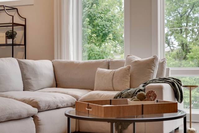 view of living area