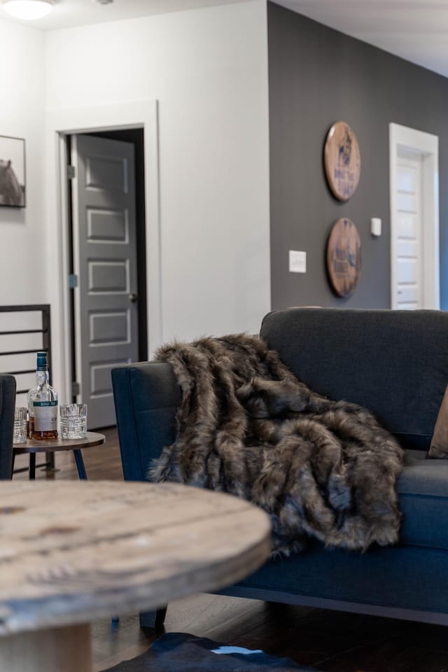 living room featuring wood finished floors