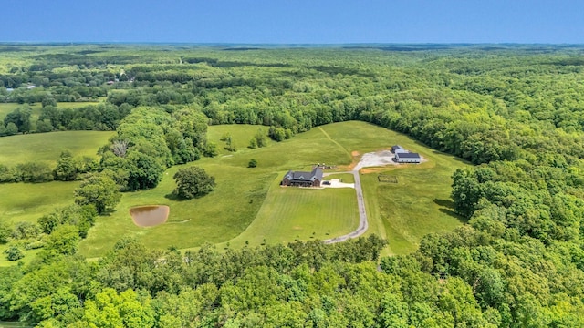 7480 Horn Tavern Rd, Fairview, TN 37062 - aerial view of sparsely populated area with a forest