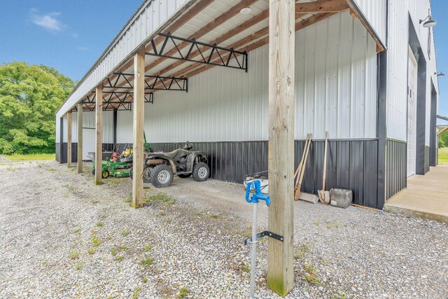 7480 Horn Tavern Rd, Fairview, TN 37062 - view of pole building with a carport