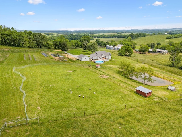 4588 Roy Thompson Rd, Mount Pleasant, TN 38474 - overview of rural landscape