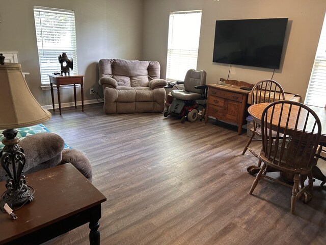 7324 Bermuda Dr, Christiana, TN 37037 - living area featuring wood finished floors