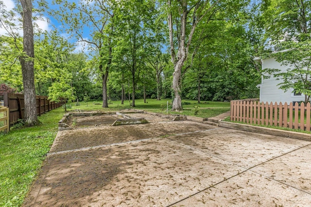 2642 Stuart St, Burns, TN 37029 - view of yard featuring fence and view of wooded area