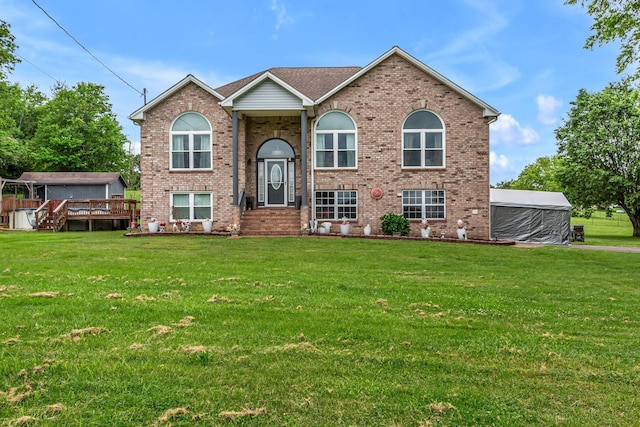 1383 Carters Creek Pike, Columbia, TN 38401 - bi-level home featuring brick siding and a front lawn
