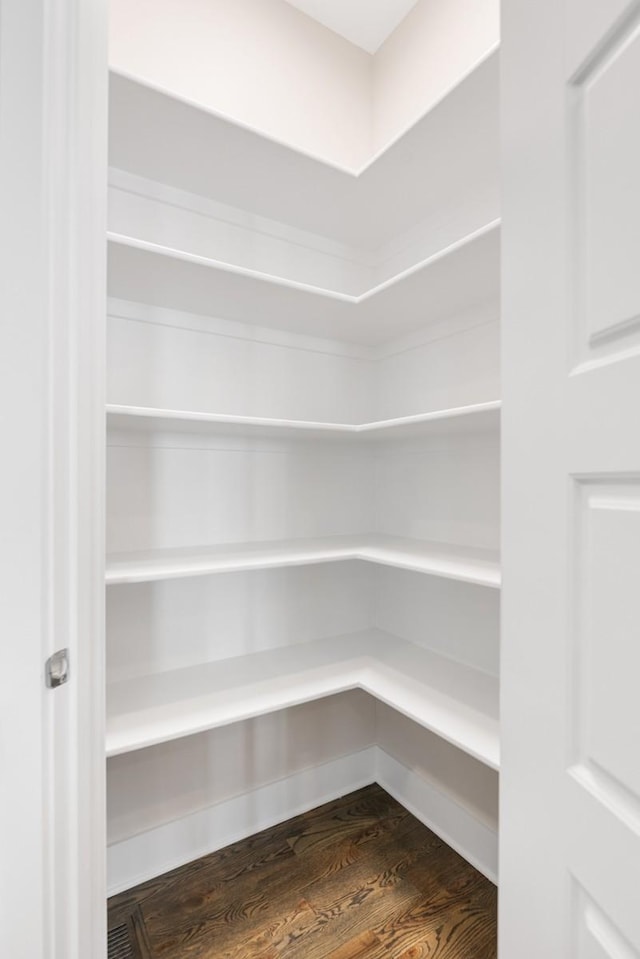 view of storage area