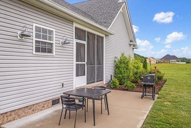 401 Hancock Ln, Tullahoma, TN 37388 - view of patio / terrace featuring grilling area and outdoor dining space