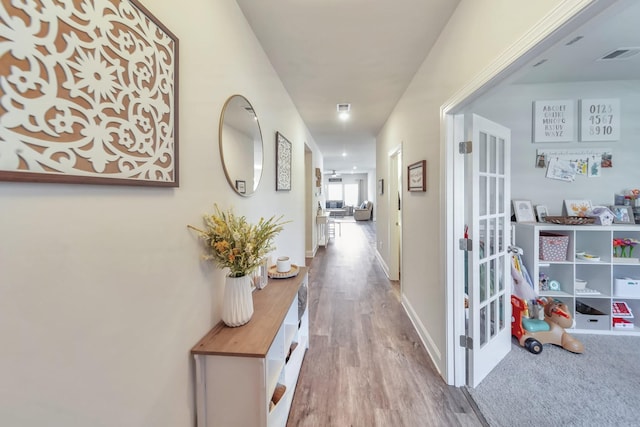 4022 Arrowleaf Ln, Antioch, TN 37013 - corridor with wood finished floors and baseboards