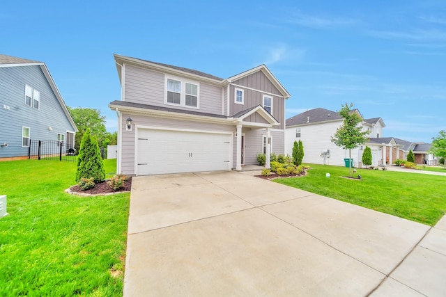 4022 Arrowleaf Ln, Antioch, TN 37013 - view of front of property with board and batten siding, an attached garage, and driveway
