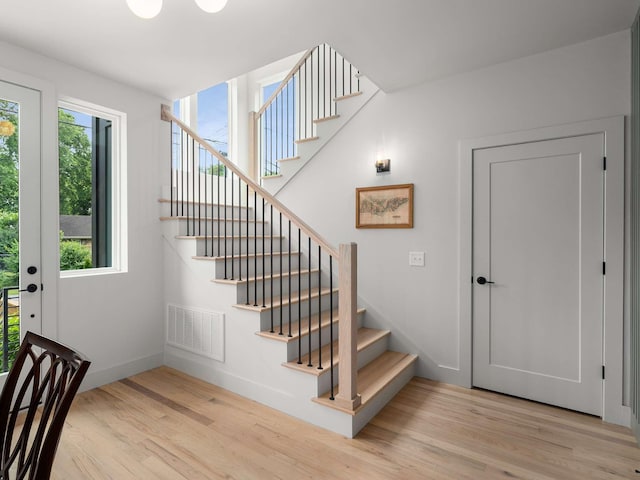 1319 Monetta Ave, Nashville, TN 37216 - staircase featuring wood finished floors and baseboards