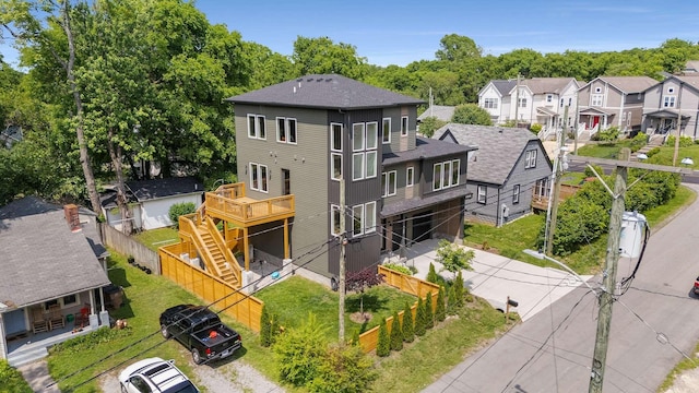1319 Monetta Ave, Nashville, TN 37216 - aerial perspective of suburban area