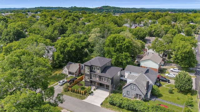 1319 Monetta Ave, Nashville, TN 37216 - aerial perspective of suburban area featuring a forest