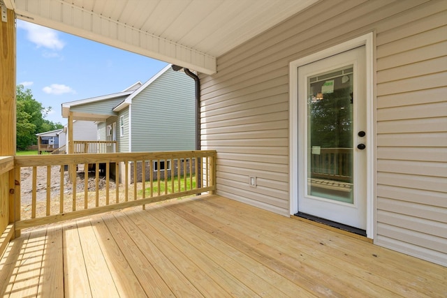 1860 Oakvale Dr, Chattanooga, TN 37421 - view of wooden deck