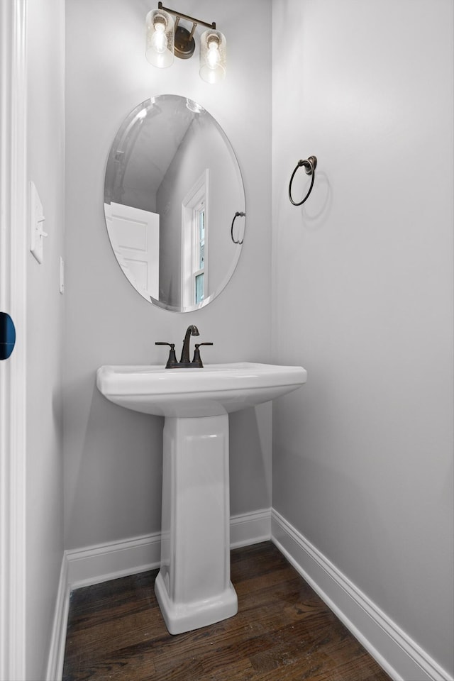 1860 Oakvale Dr, Chattanooga, TN 37421 - bathroom with wood finished floors and baseboards