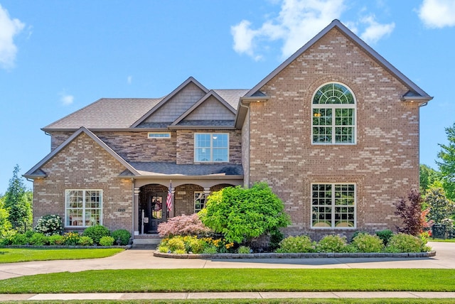 3015 Prince Dr, Clarksville, TN 37043 - view of front of house featuring a front lawn and brick siding
