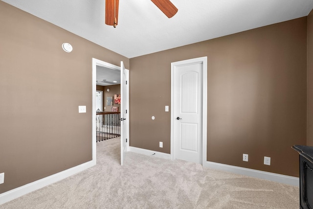 3015 Prince Dr, Clarksville, TN 37043 - unfurnished bedroom featuring carpet, baseboards, and ceiling fan