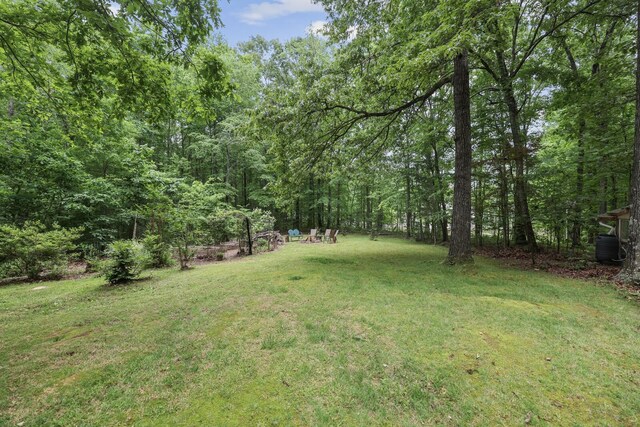 7261 Kingston Rd, Fairview, TN 37062 - view of grassy yard with a wooded view