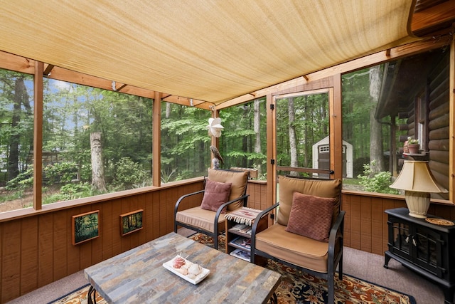 7261 Kingston Rd, Fairview, TN 37062 - sunroom with outdoor dining area