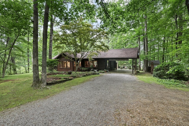7261 Kingston Rd, Fairview, TN 37062 - cabin featuring driveway and a front yard