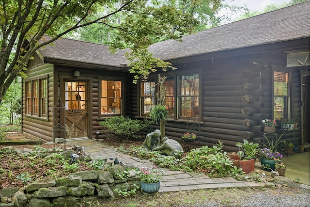 7261 Kingston Rd, Fairview, TN 37062 - view of front of home featuring log siding and a shingled roof