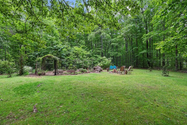 7261 Kingston Rd, Fairview, TN 37062 - view of grassy yard featuring a wooded view