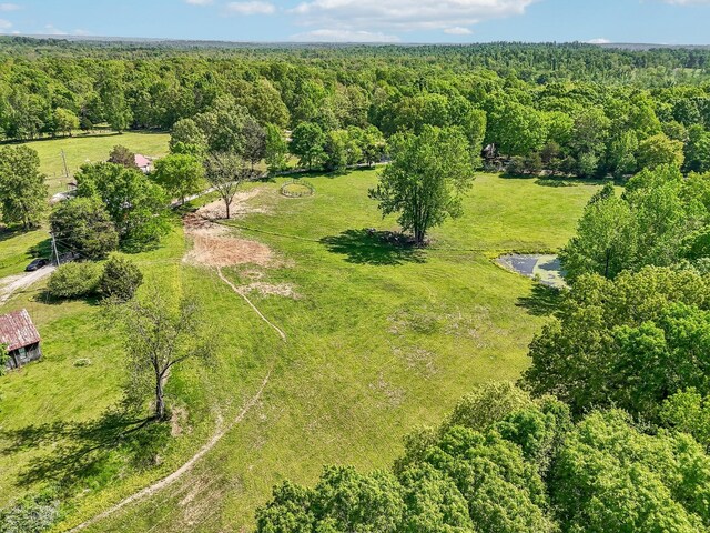 46 Seay Ln, Erin, TN 37061 - aerial view of sparsely populated area with a forest