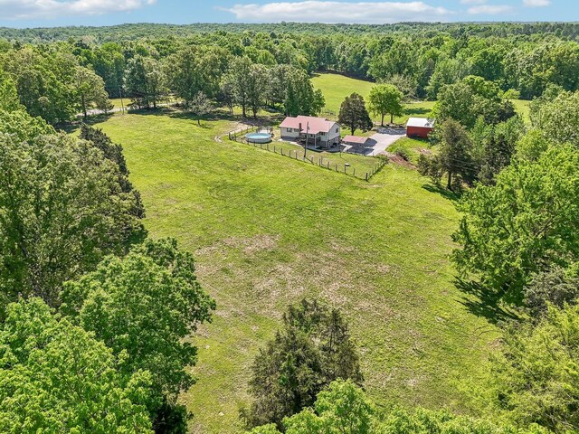 46 Seay Ln, Erin, TN 37061 - aerial view of sparsely populated area with a heavily wooded area
