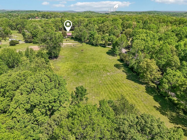 46 Seay Ln, Erin, TN 37061 - aerial view of property's location with a forest