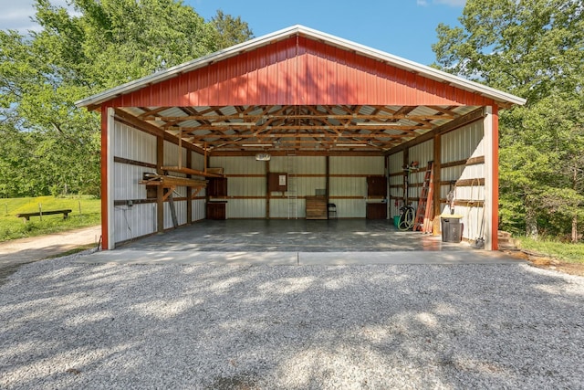 46 Seay Ln, Erin, TN 37061 - garage with a carport