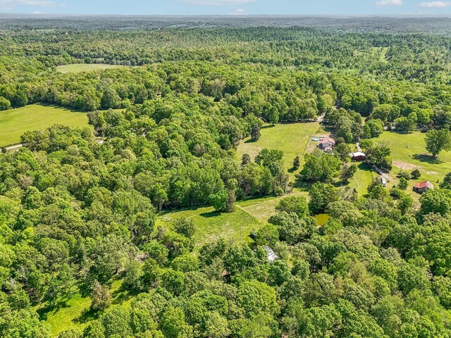 46 Seay Ln, Erin, TN 37061 - aerial view of property and surrounding area with a forest