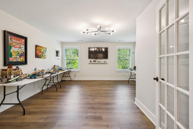 9015 Grayson Cir, Mount Juliet, TN 37122 - office space with healthy amount of natural light, wood finished floors, and baseboards