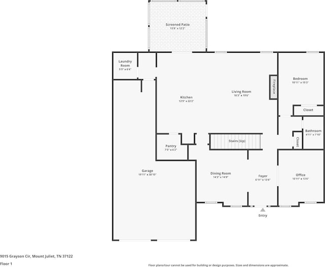 9015 Grayson Cir, Mount Juliet, TN 37122 - home floor plan