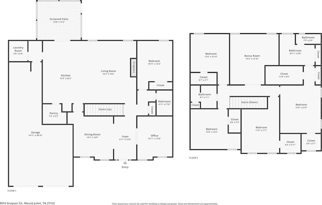 9015 Grayson Cir, Mount Juliet, TN 37122 - home floor plan
