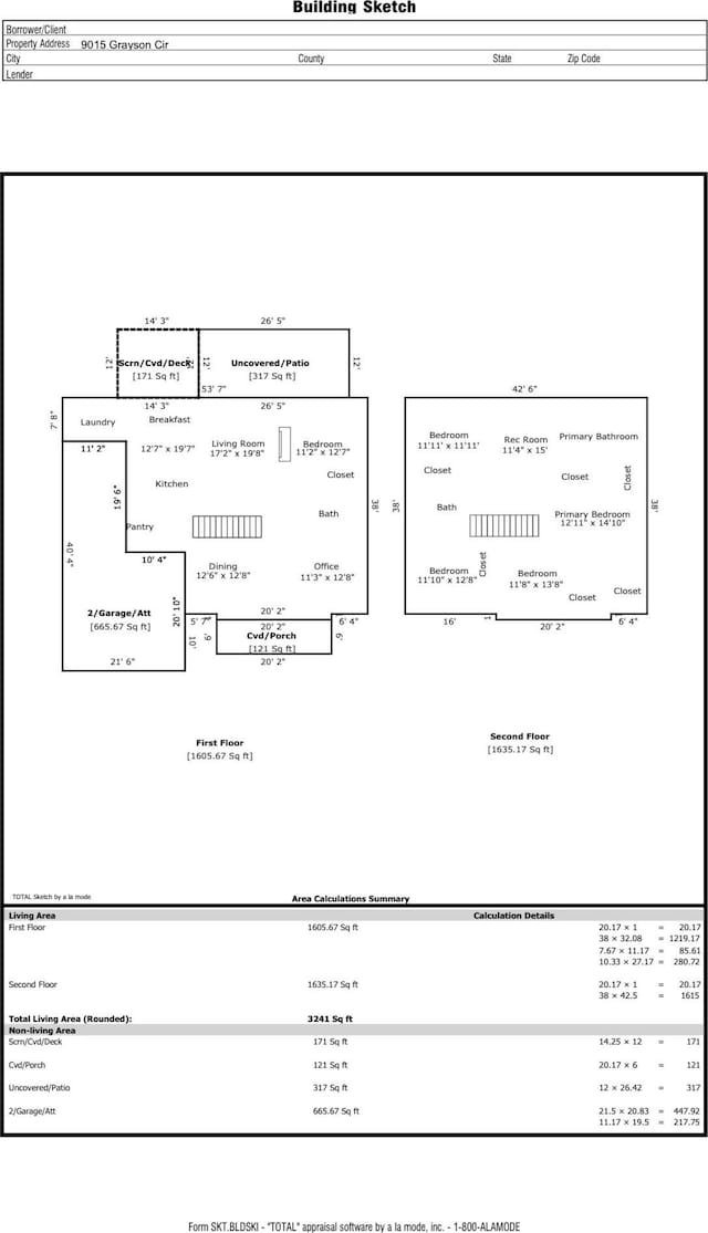 9015 Grayson Cir, Mount Juliet, TN 37122 - view of floor plan / room layout