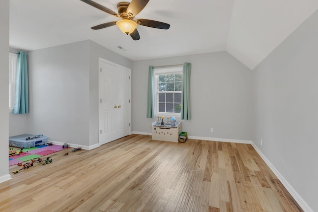 1186 Peebles Dr, Smyrna, TN 37167 - bonus room featuring light wood finished floors, ceiling fan, and baseboards