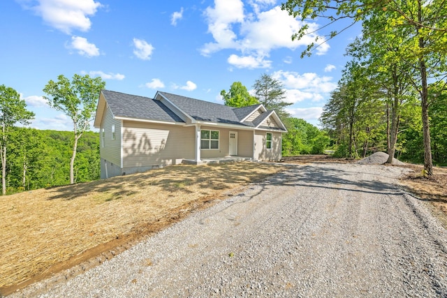 5706 Wilder Rd S, Grimsley, TN 38565 - view of front of house with driveway and a shingled roof