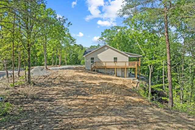 5706 Wilder Rd S, Grimsley, TN 38565 - view of front of home with a wooden deck