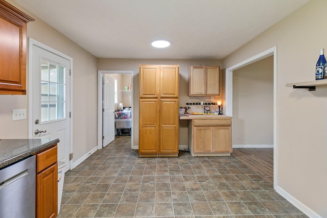 2405 Cason Ln, Lewisburg, TN 37091 - kitchen with dishwasher and baseboards