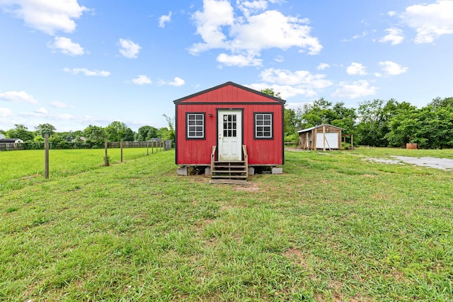 2405 Cason Ln, Lewisburg, TN 37091 - view of shed featuring entry steps