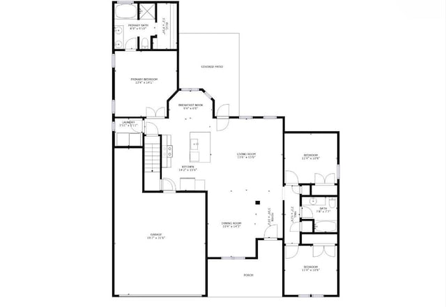 580 Laurel Ln, Murfreesboro, TN 37127 - floor plan / room layout