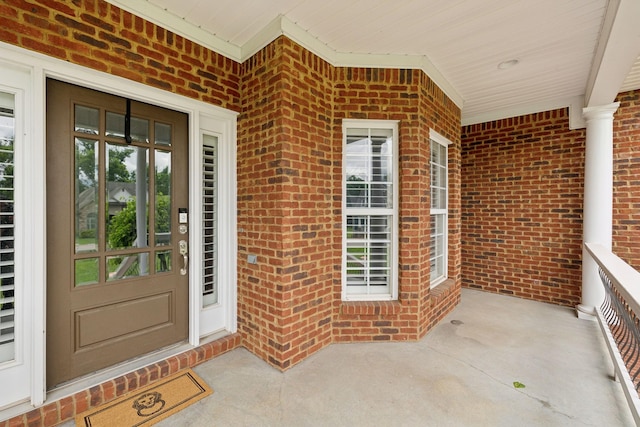 1769 Mayflower Dr, Columbia, TN 38401 - property entrance featuring brick siding and covered porch