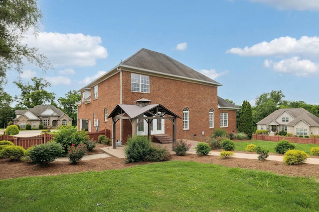 1769 Mayflower Dr, Columbia, TN 38401 - rear view of property with brick siding